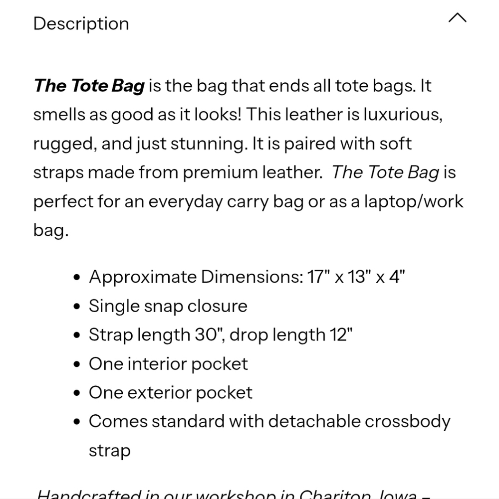 Emerald GREEN Full Size Tote From JILLS HOMESTEAD - Picture 4 of 4
